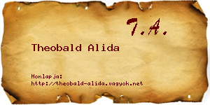 Theobald Alida névjegykártya